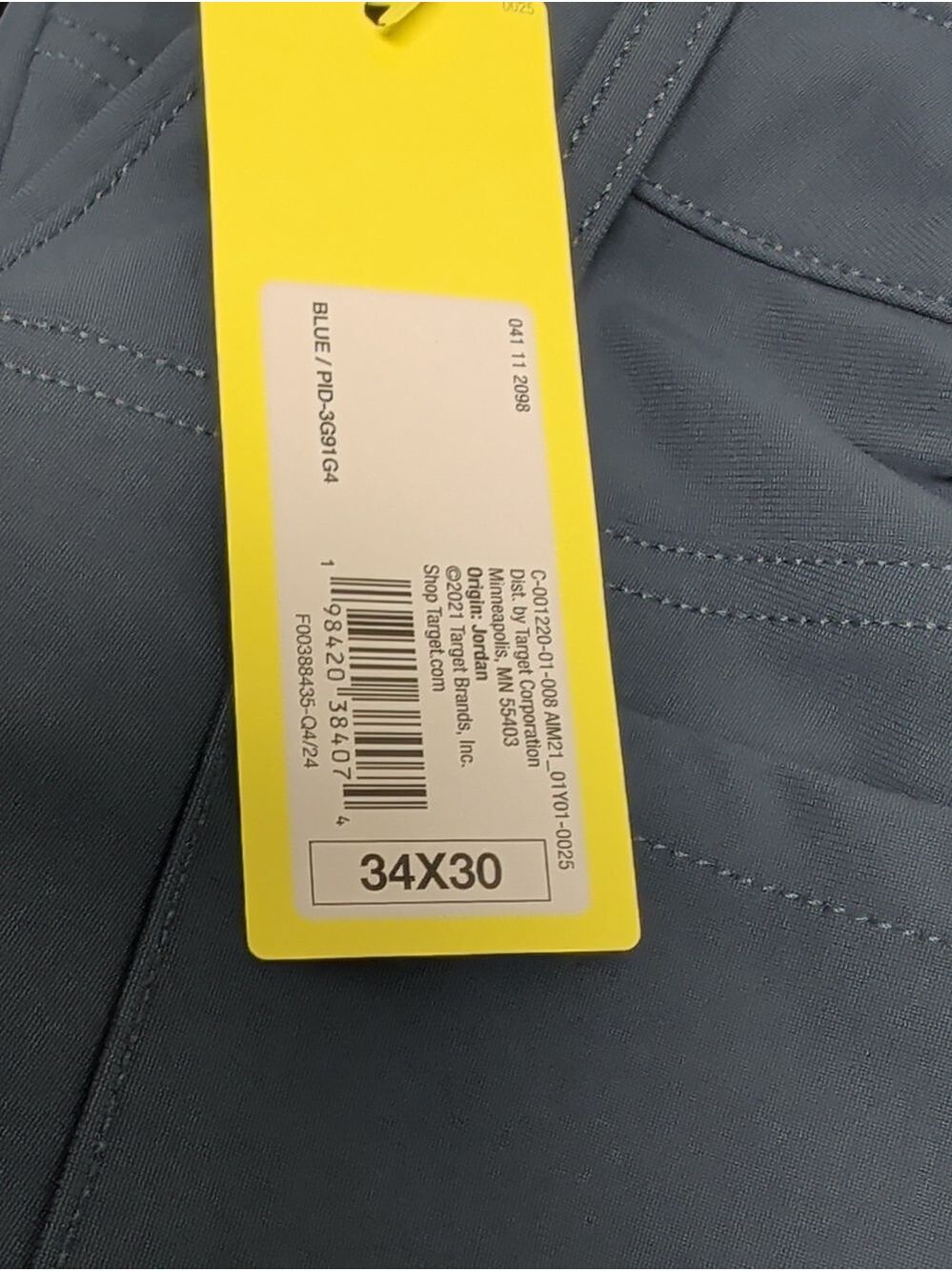 Men's all in motion Blue Pants Multiple Sizes - Picture 3 of 4